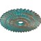 Ekena Millwork Eryn Ceiling Medallion (Fits Canopies up to 4"), 24 3/4"OD x 3 1/4"ID x 1 7/8"P, Copper Green Patina CM24ENCGS - alternate 4